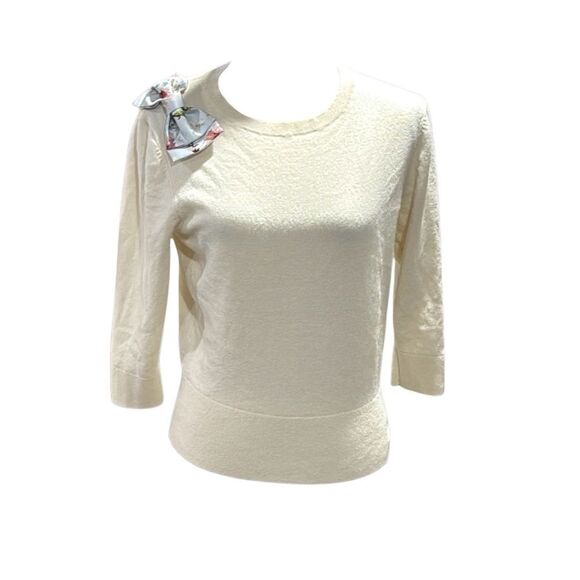 Ted Baker crewneck sweater with bow Accent - Picture 1 of 5
